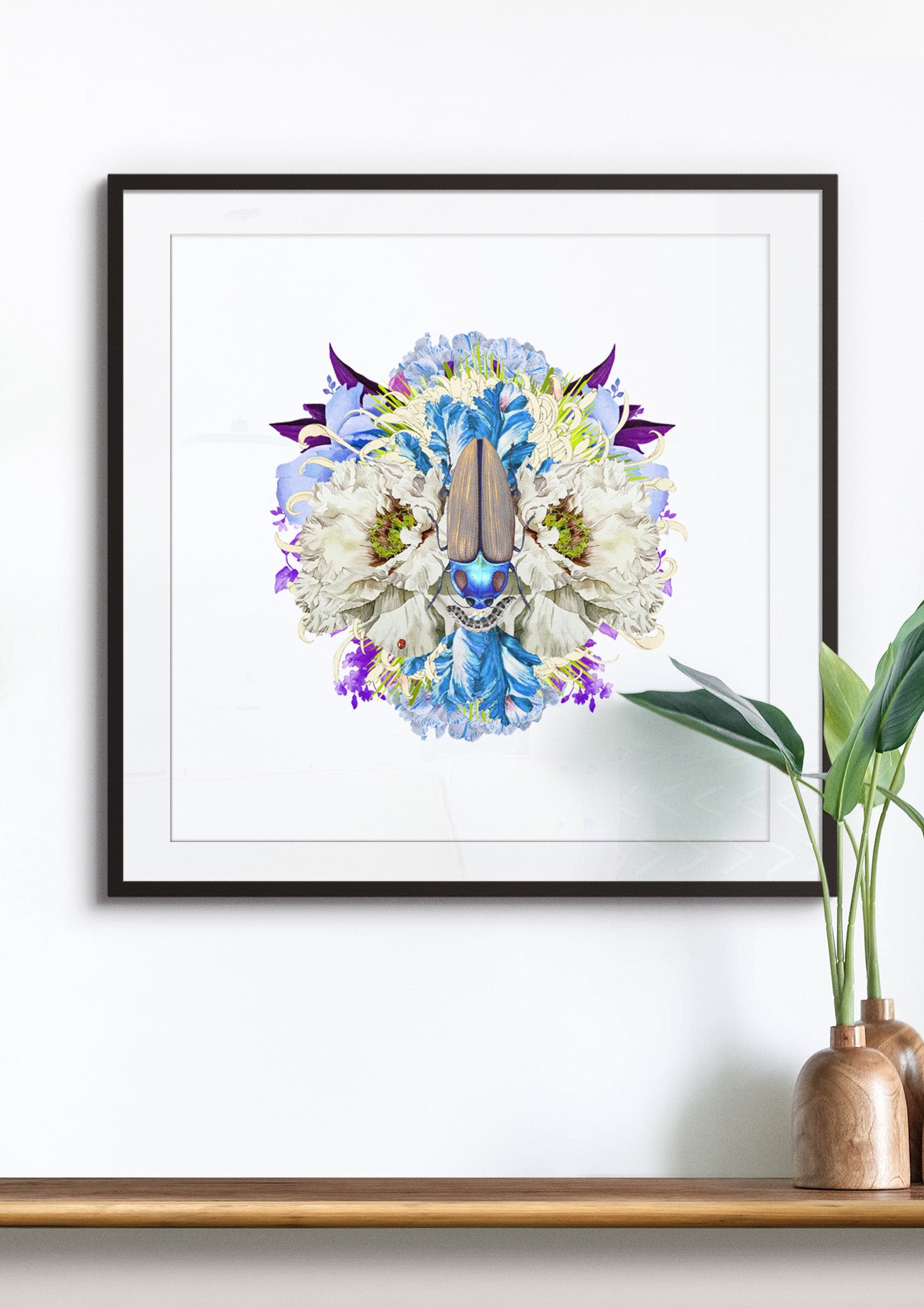 Flower Face Print