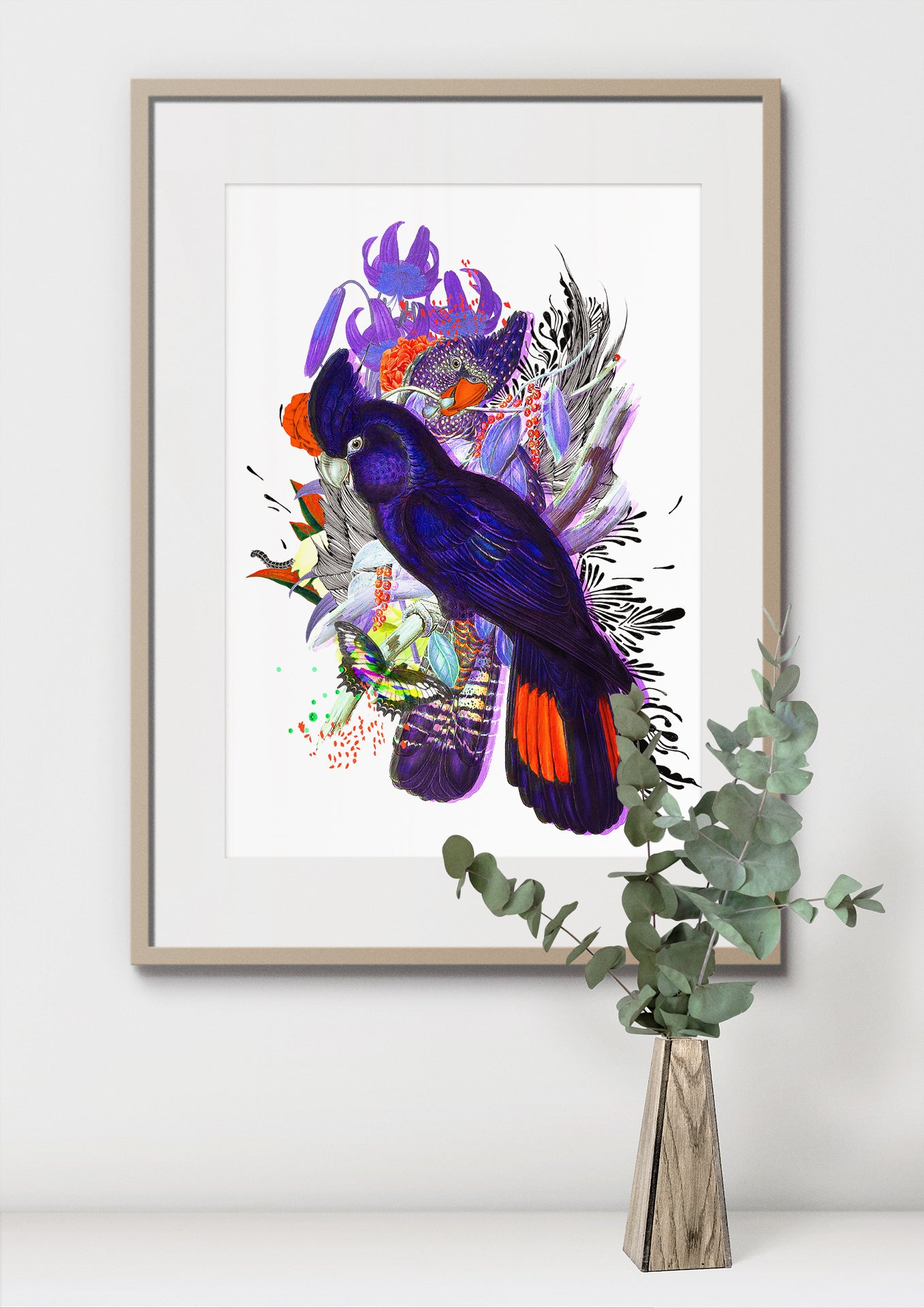 Electric Birdland Print