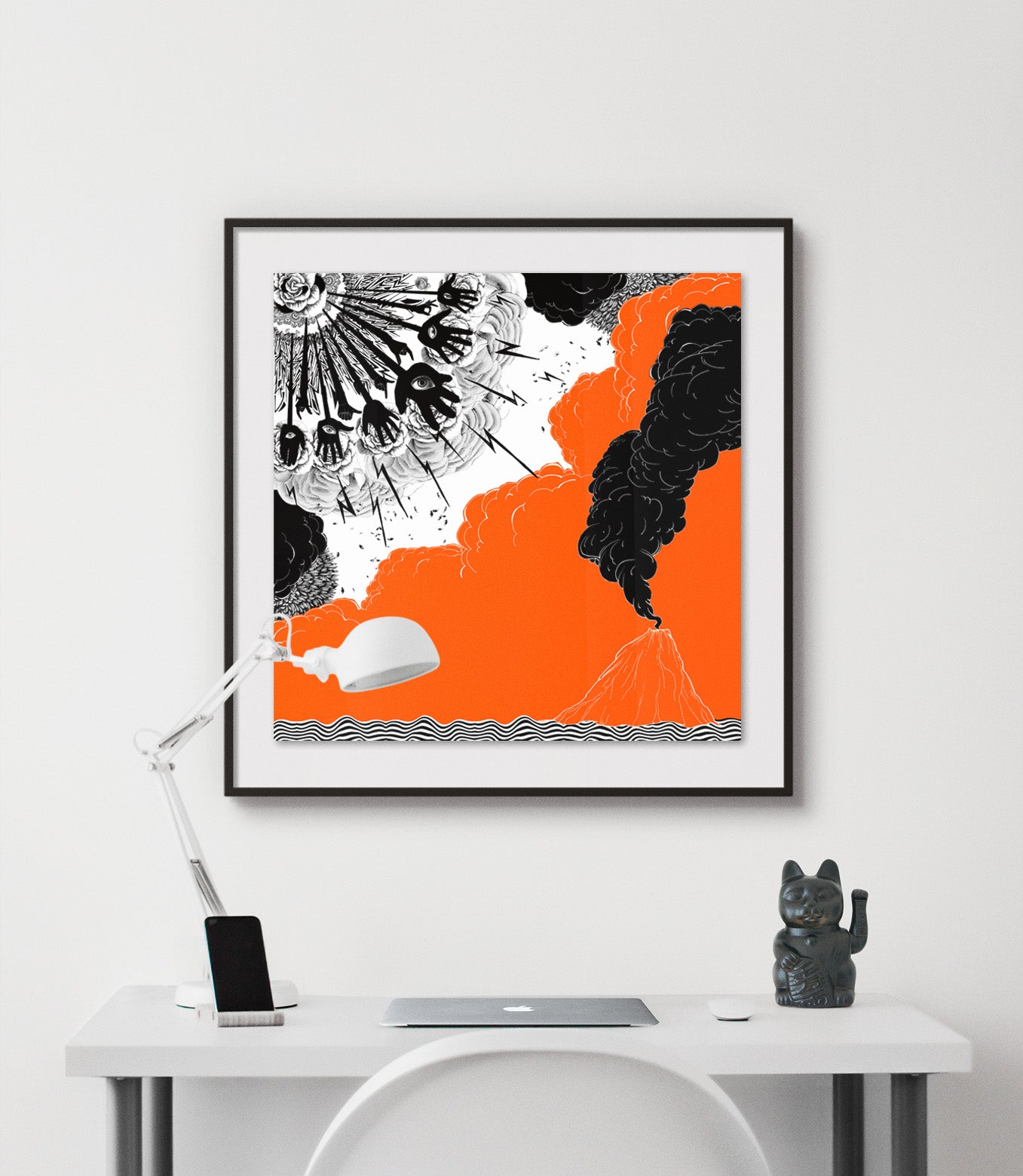 Limited Edition Scarf Print: La Luna