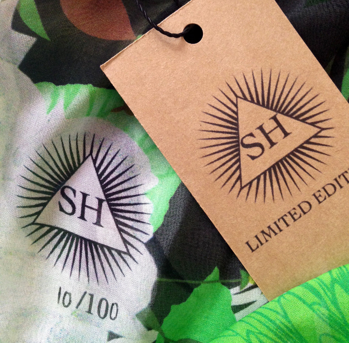 'Paradise Lost' Silk Square Scarf - Sarah Howell Limited Edition - 4