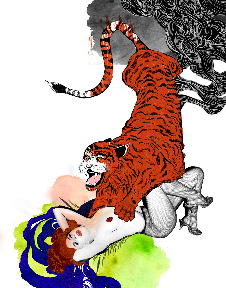 Limited Edition Print 'Like a Tiger' - Sarah Howell Limited Edition - 1