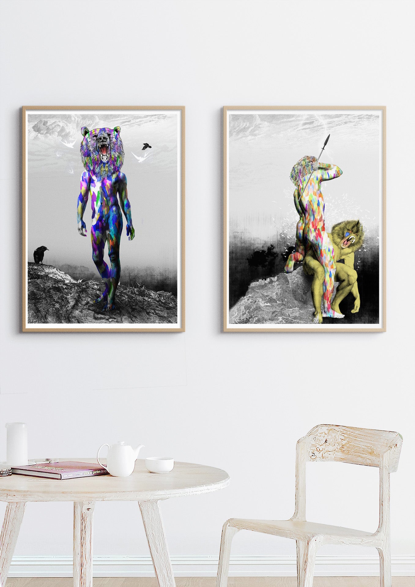 Limited Edition Print: Baboon Warrior