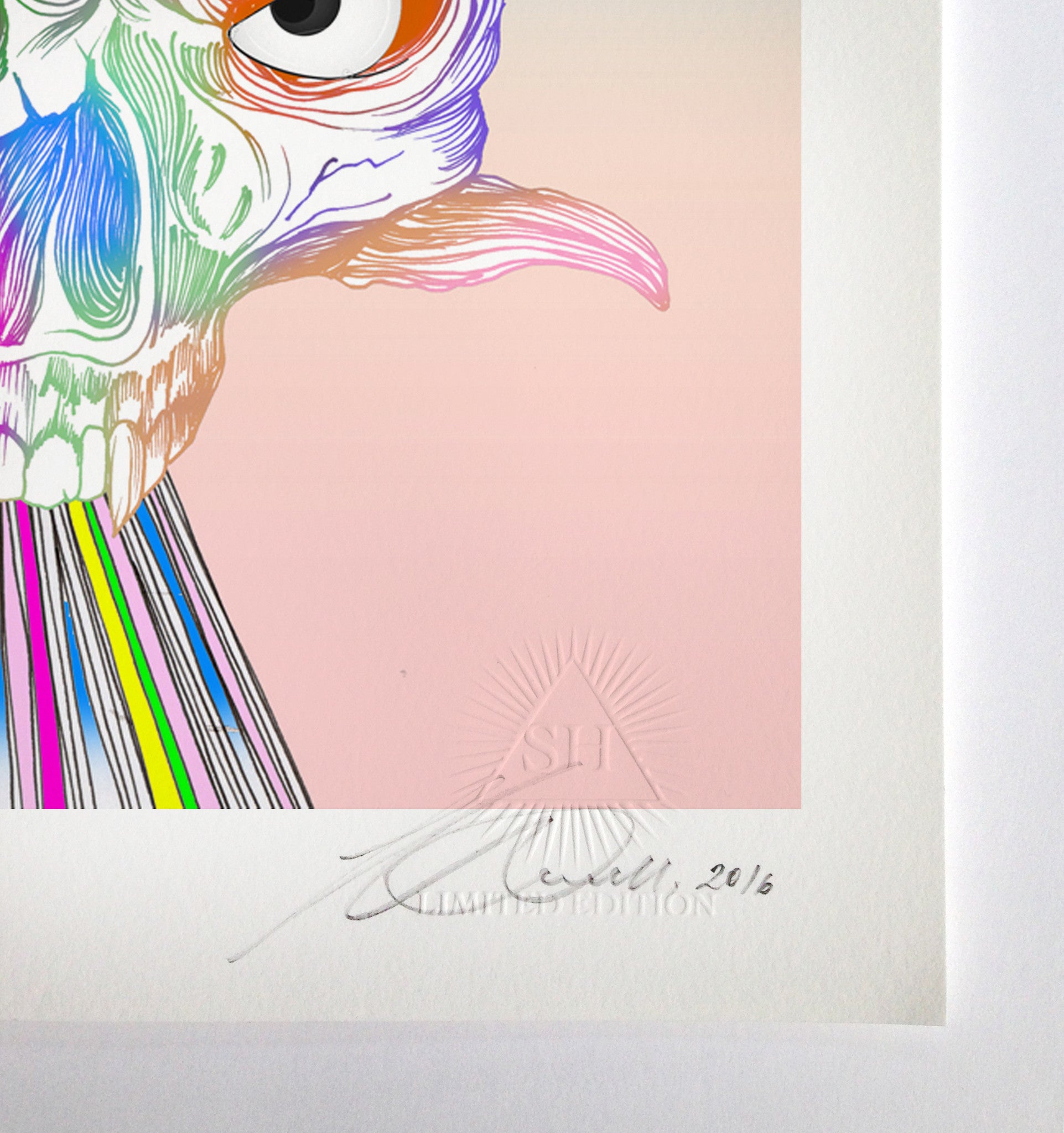 Rainbow Demon Print - Sarah Howell Limited Edition - 2