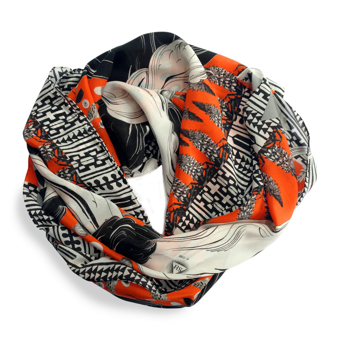 'Seed' Silk Square Scarf - Sarah Howell Limited Edition - 2