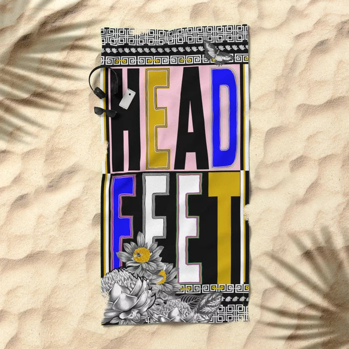 Beach Towel - HEAD and FEET